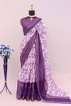 DF150 Premam Soft Linen Shibori Printed Sarees Wholesale Shop In surat